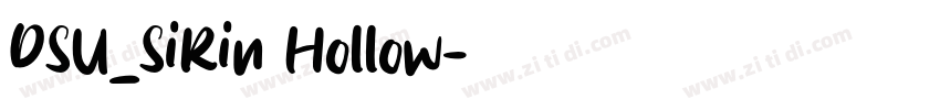 DSU_SiRin Hollow字体转换